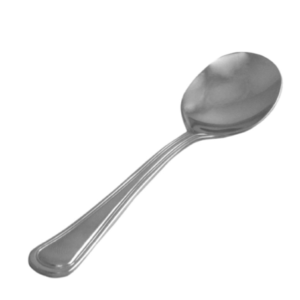 stainless, bouillon spoons,