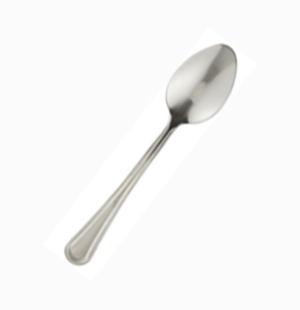 Stainless teaspoon for rental