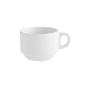 7 oz Coffee Mug - Bright White, Stackable