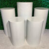 White Cylinders / Pedestals (Set of 5) - Image 2