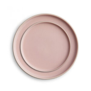 Stoneware Plate - Rose