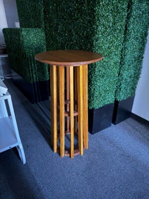 Luna high top table - Wood natural