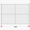 Fence Panel Rental 6'H x 12W - Temporary Solutions - Image 2