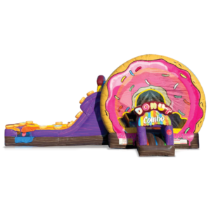 #08 = Donut Combo with Slide - 29'L x 15.5'W x 13'H