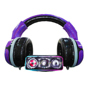 #00 = 14' Inflatable Headphone DJ Booth Facade