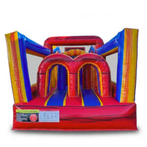 #90 – A = Ultimate Mega Obstacle Course Dual Lane (Front Part Only) – 40'L x 19'W x 23'H
