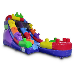 #18 = 12' Blocks Wet/Dry Slide - 23'L x 9'W x 12'H