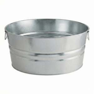 24" x 11" Galvanized Tub (up to 17 gallons)