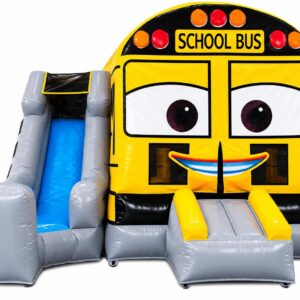#182= School Bus Combo with Slide 17.3'L x 17.3'W x 13'H
